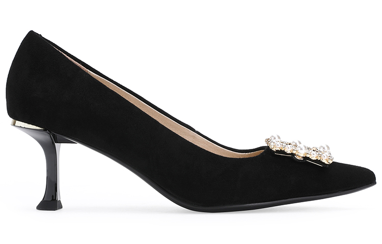 (W) C°BANNER 'Black Rhinestone Buckle Stiletto' 圖 2