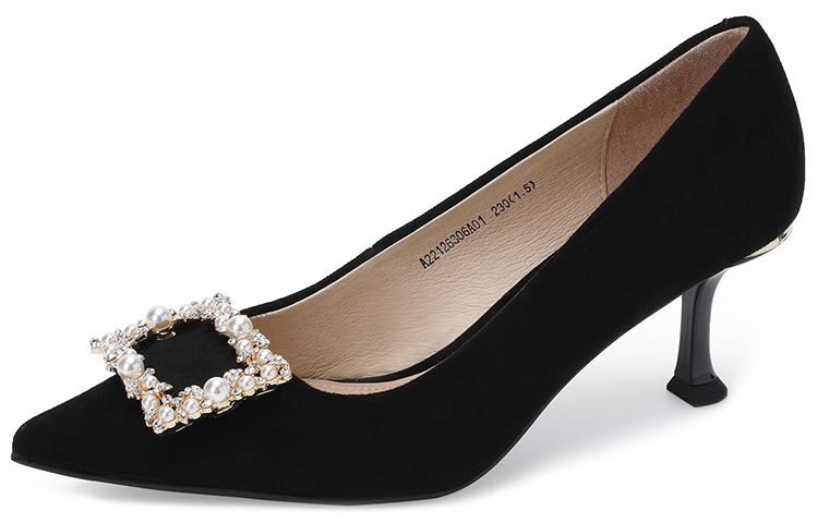 (W) C°BANNER 'Black Rhinestone Buckle Stiletto' 圖 3