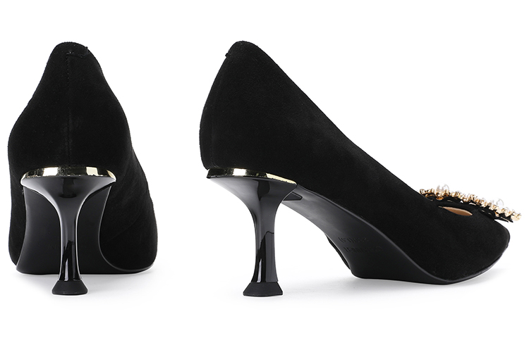 (W) C°BANNER 'Black Rhinestone Buckle Stiletto' 圖 5