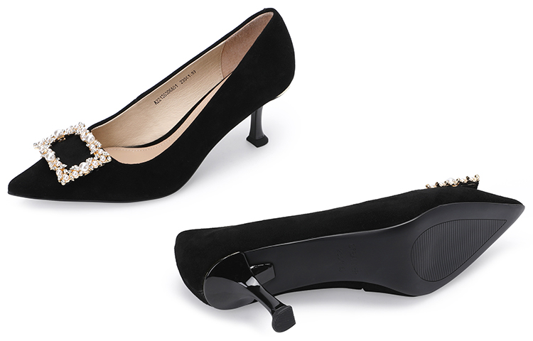 (W) C°BANNER 'Black Rhinestone Buckle Stiletto' 圖 6