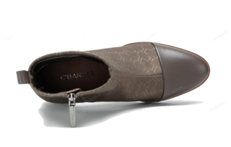 (W) C°BANNER 'British Patchwork Coffee Brown Ankle Boot' 圖 3