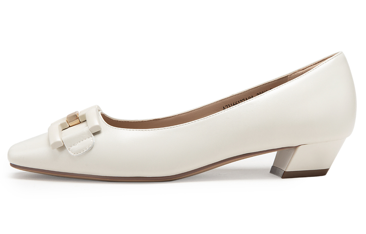 (Women) C°BANNER 'Little Lamb Leather Kittie Heel Pumps' A23166127