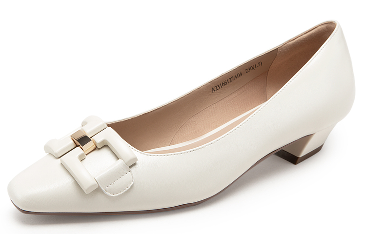 Lookbook 千百度C°BANNER 小羊皮貓跟淺口通勤高跟鞋 3cm 女款