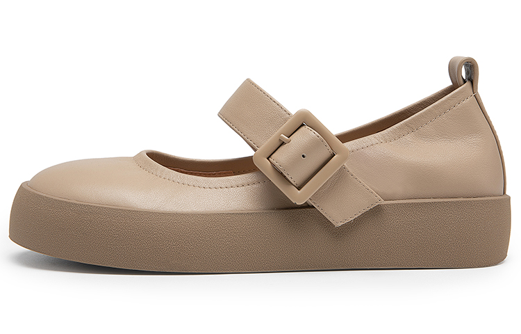 (Women) C°BANNER 'Spring Summer French Buckle Apricot' A23121108B13