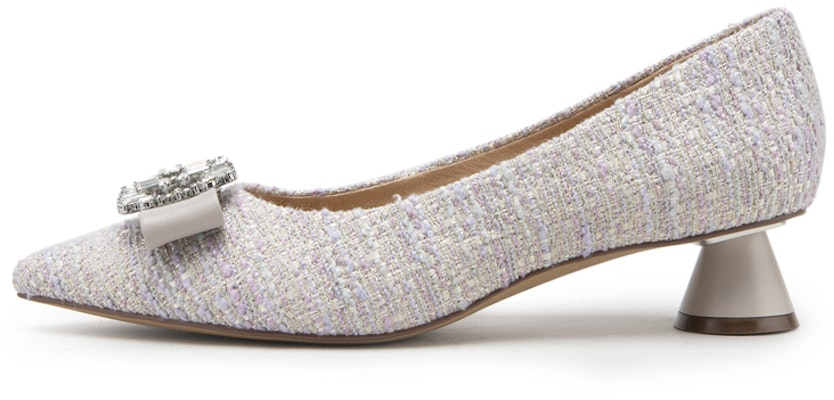 (Women) C°BANNER 'Tweed Pointed-Toe Block Heel Pumps' A23106048 Shop (Women) C°BANNER 'Tweed Pointed-Toe Block Heel Pumps' A23106048