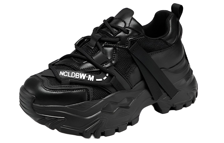 (W) C°BANNER Air Mesh Breathable Chunky Sneaker 'Black' 圖 2