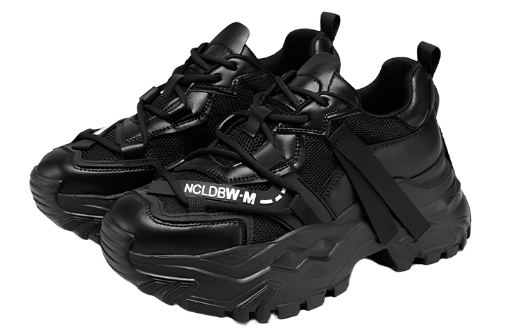 (W) C°BANNER Air Mesh Breathable Chunky Sneaker 'Black' 圖 3