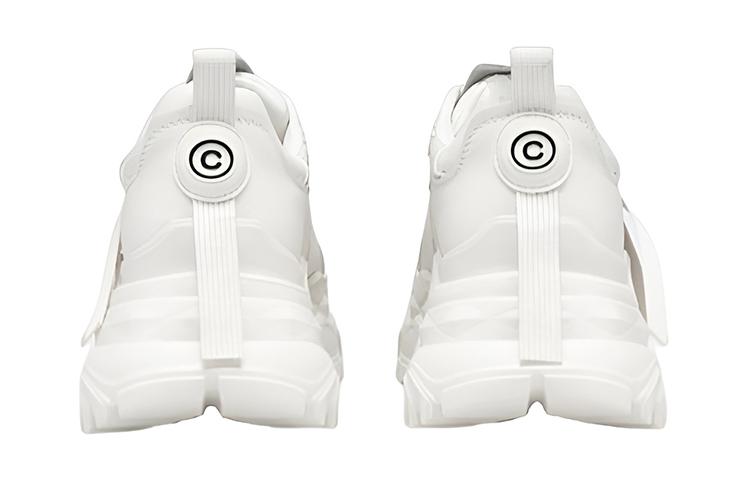 (W) C°BANNER Air Mesh Breathable Chunky Sneakers 'Beige' 圖 5