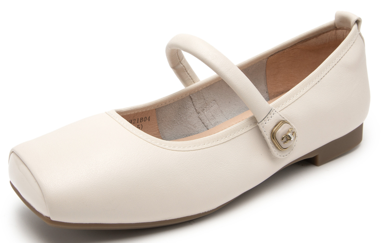 Cheap (W) C°BANNER 芭蕾平底鞋 '休闲牛皮' A23439921