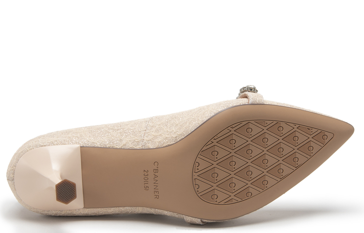 (W) C°BANNER C° BANNER Stiletto 'Pink Fabric Print' 圖 6