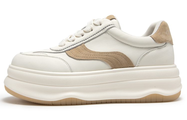 (W) C°BANNER Casual Fashion Low-Top Sneakers 'Panda Height-Increasing'