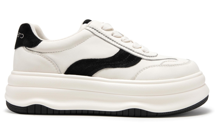 (W) C°BANNER Casual Fashion Low-Top Sneakers 'Panda Height-Increasing' 圖 4