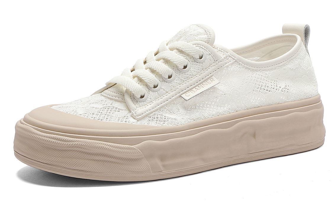 (W) C°BANNER Casual Sneaker 'White Apricot' 圖 2