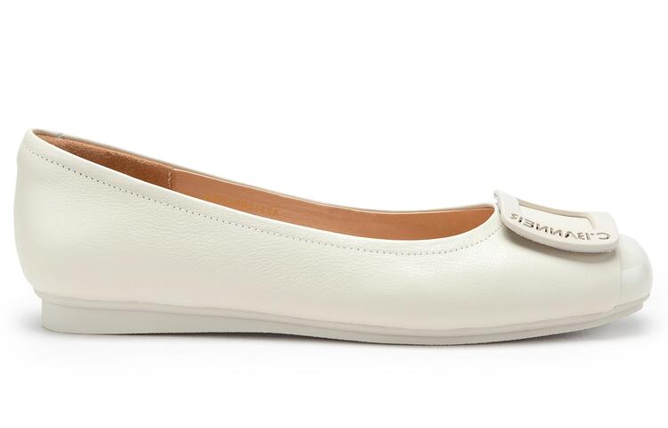 (W) C°BANNER CBANNER Leather Round-Toe Flats 'Casual' 圖 2