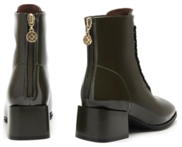 (W) Botín de Tacón Grueso de Charol C°BANNER CBRADER 'Verde' Moda Mujer A22571402A07 Shop (W) Botín de Tacón Grueso de Charol C°BANNER CBRADER 'Verde' Moda Mujer A22571402A07