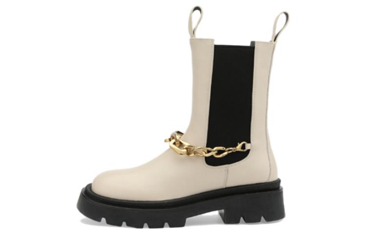 Buy (Women) C°BANNER Chain Detail Chelsea Boot 'Beige' A21572202B04