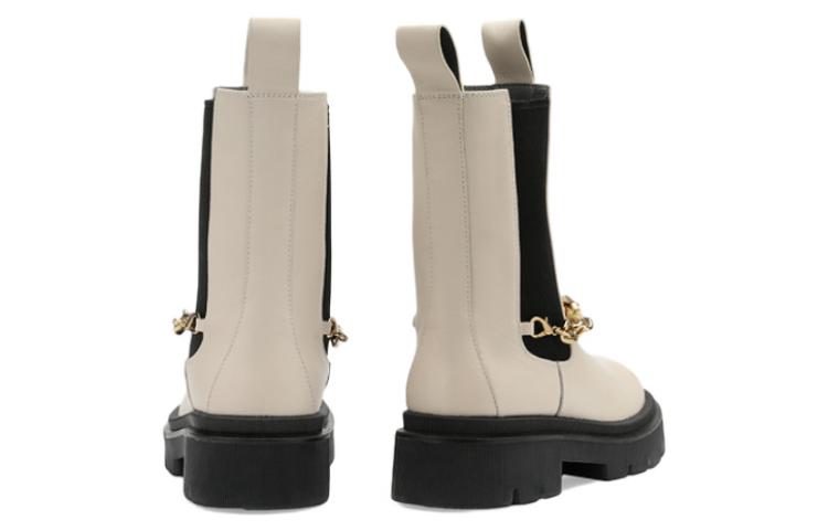 (W) C°BANNER Chain Detail Chelsea Boot 'Beige' 圖 4