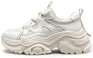 千百度C°BANNER 二層牛皮圓頭繫帶厚底老爹鞋 女款 Sizing 千百度C°BANNER 二層牛皮圓頭繫帶厚底老爹鞋 女款