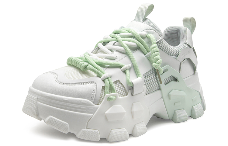 (W) C°BANNER Chunky Dad Sneaker 'Green Patchwork' 圖 3