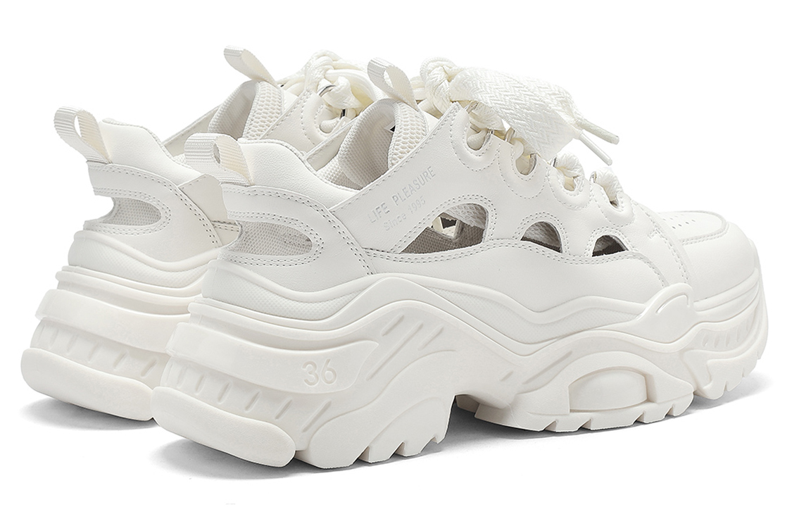 (W) C°BANNER Chunky Lace-up 'Beige' 圖 5