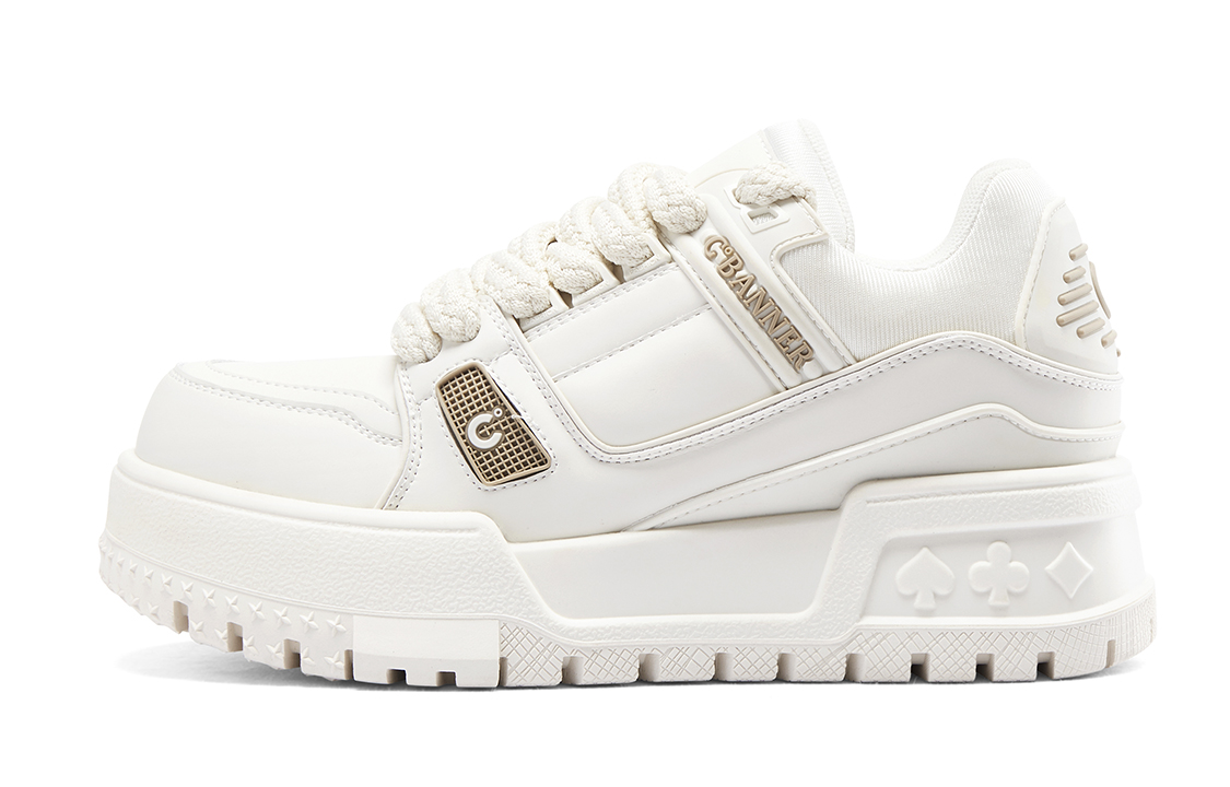 (W) C°BANNER Chunky Low-Top Sneakers 'Beige'