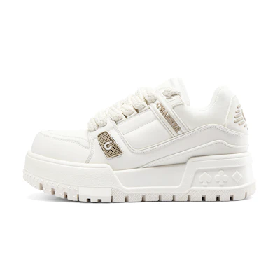 (W) C°BANNER Chunky Low-Top Sneakers 'Beige'