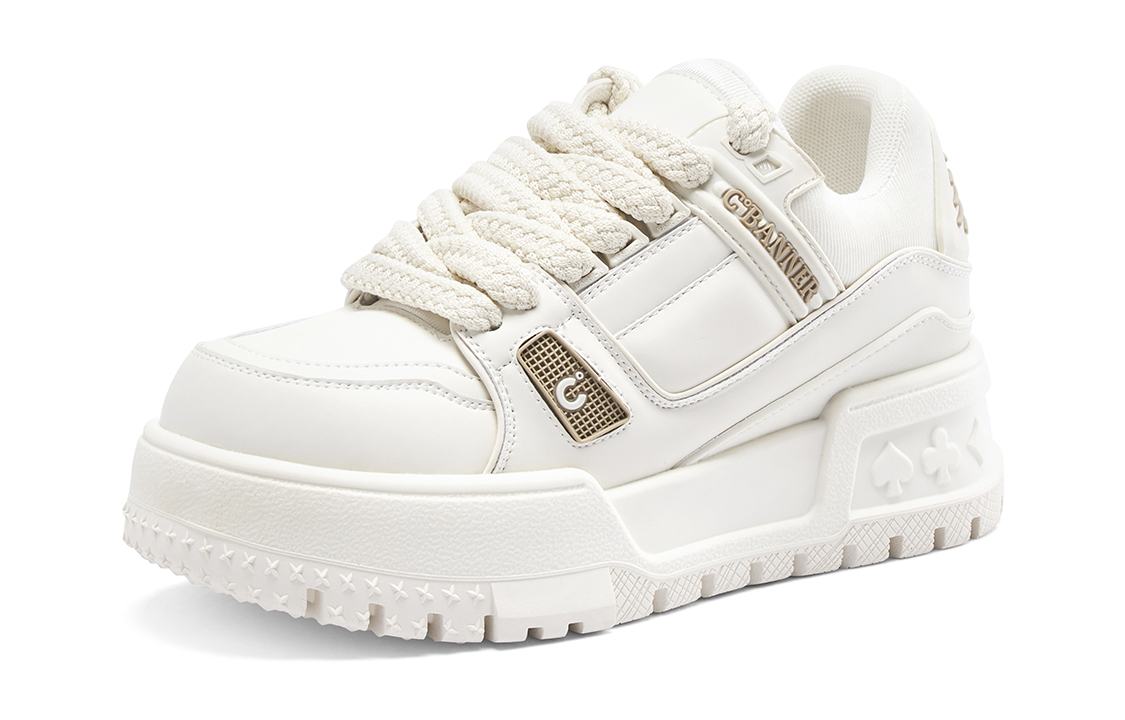 (W) C°BANNER Chunky Low-Top Sneakers 'Beige' 圖 2