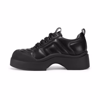 (W) C°BANNER Chunky Low 'Sheepskin Leather Fashion'