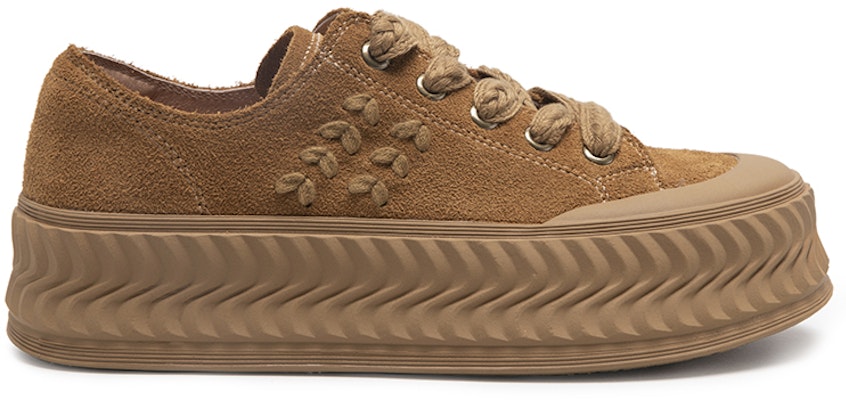 (W) C°BANNER Chunky Platform 'Khaki Biscuit' Wanita Beige Bertumit Tinggi A23177501C12 Order (W) C°BANNER Chunky Platform 'Khaki Biscuit' Wanita Beige Bertumit Tinggi A23177501C12