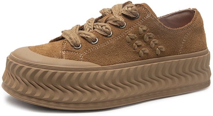 (W) C°BANNER Chunky Platform 'Khaki Biscuit' Wanita Beige Bertumit Tinggi A23177501C12 Lookbook (W) C°BANNER Chunky Platform 'Khaki Biscuit' Wanita Beige Bertumit Tinggi A23177501C12