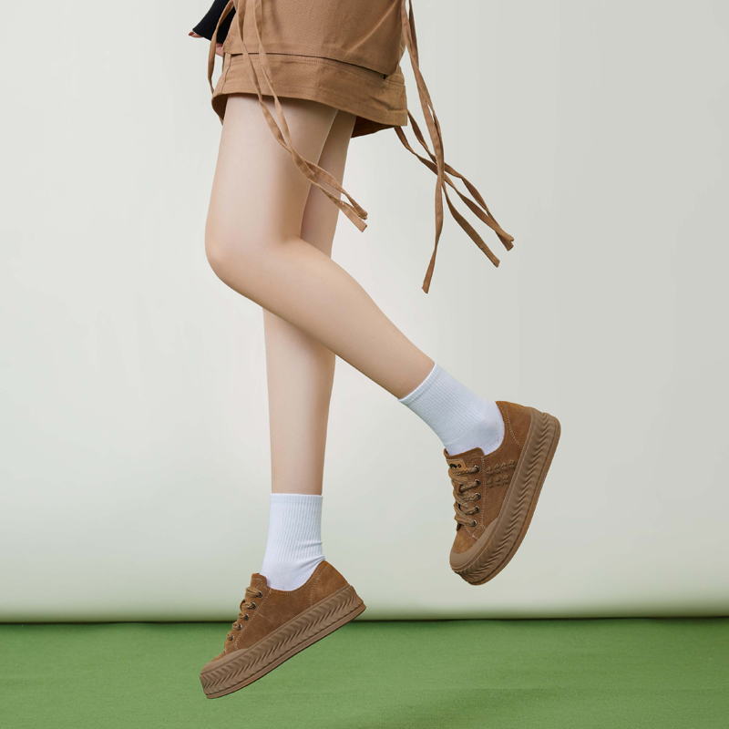 Sizing (W) C°BANNER Chunky Platform 'Khaki Biscuit' Platform Tebal 'Khaki Biscuit' A23177501C12