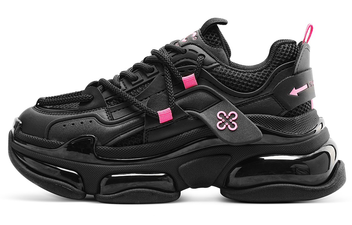 (W) C°BANNER Chunky Sneakers 'Black Mecha'