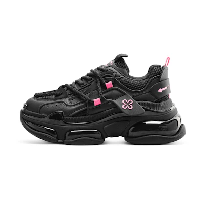 (W) C°BANNER Chunky Sneakers 'Black Mecha'