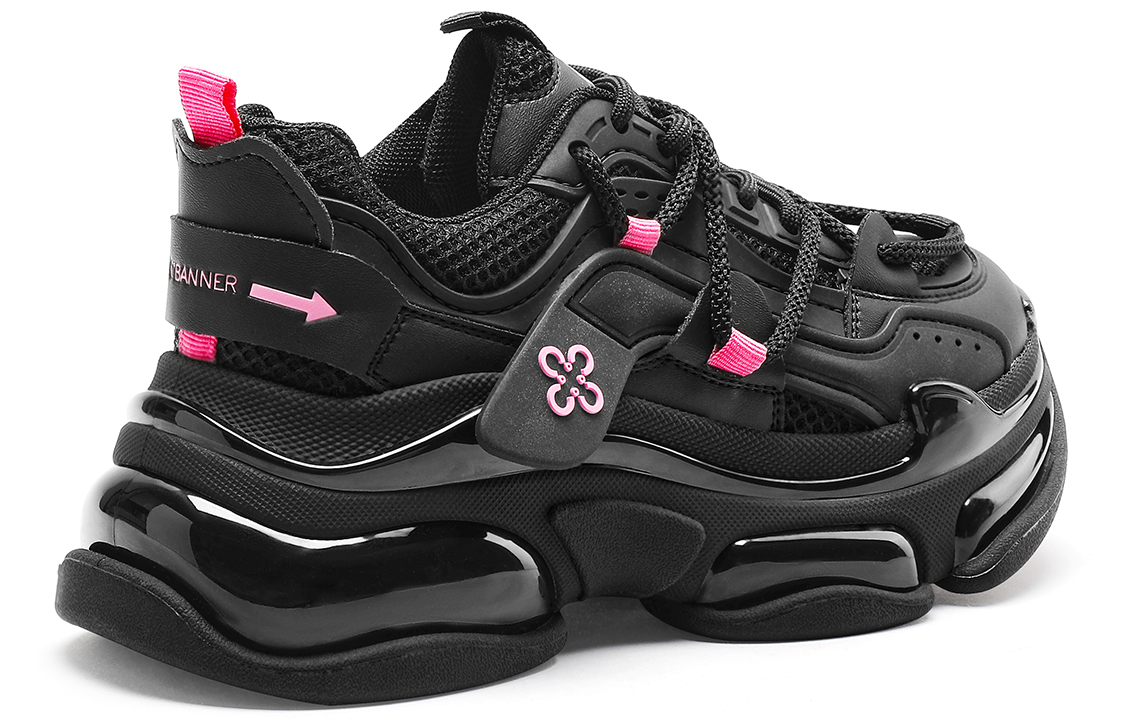 (W) C°BANNER Chunky Sneakers 'Black Mecha' 圖 5