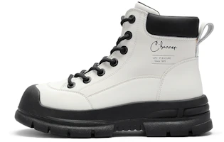 (Women) C°BANNER Chunky Sole Martin Boots 'Black and White' QL933870XX35 (Women) C°BANNER Chunky Sole Martin Boots 'Black and White' QL933870XX35