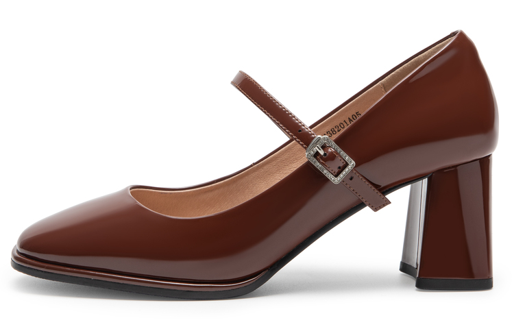 (W) C°BANNER Classic Chunky Heel 6.5cm 'Simplistic Fashion' 圖 13