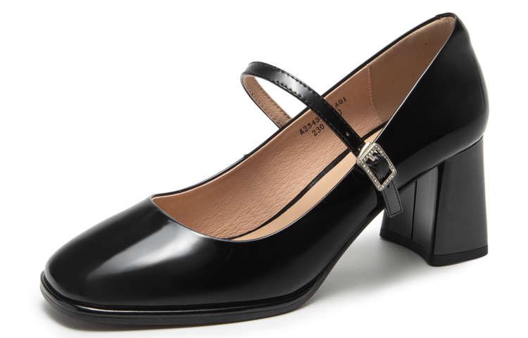 (W) C°BANNER Classic Chunky Heel 6.5cm 'Simplistic Fashion' 圖 2