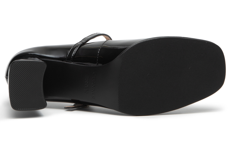 (W) C°BANNER Classic Chunky Heel 6.5cm 'Simplistic Fashion' 圖 6