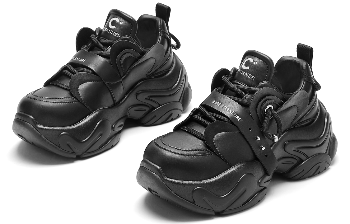 (W) C°BANNER Dad Shoes Low 'Black' 圖 4