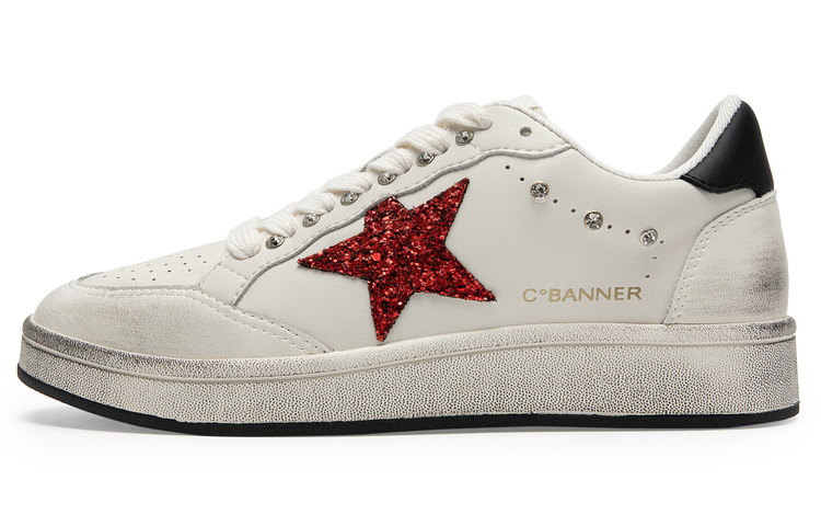 (W) C°BANNER Double-Layer Leather Low-Top Sneakers 'Fashion Simple CMFT'