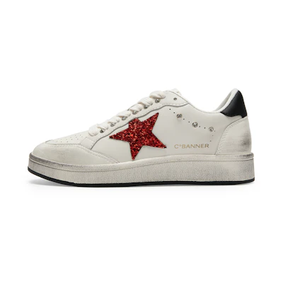 (W) C°BANNER Double-Layer Leather Low-Top Sneakers 'Fashion Simple CMFT'