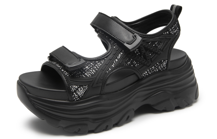 (W) C°BANNER Double Layer Leather Weave 'Cool Tech Fashion Slides' 圖 9