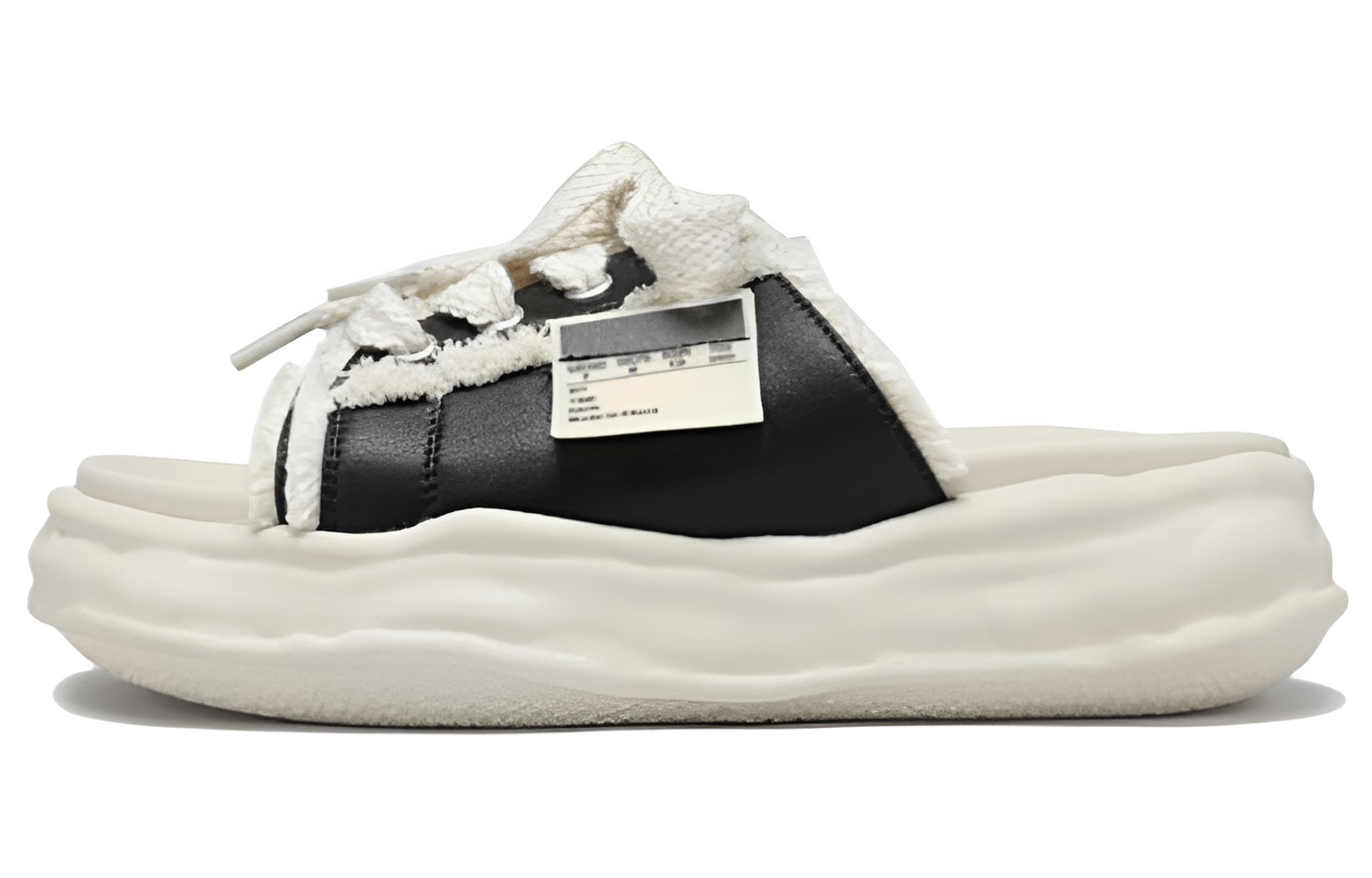 (W) C°BANNER Fabric Casual Fashion Slippers 'Black'