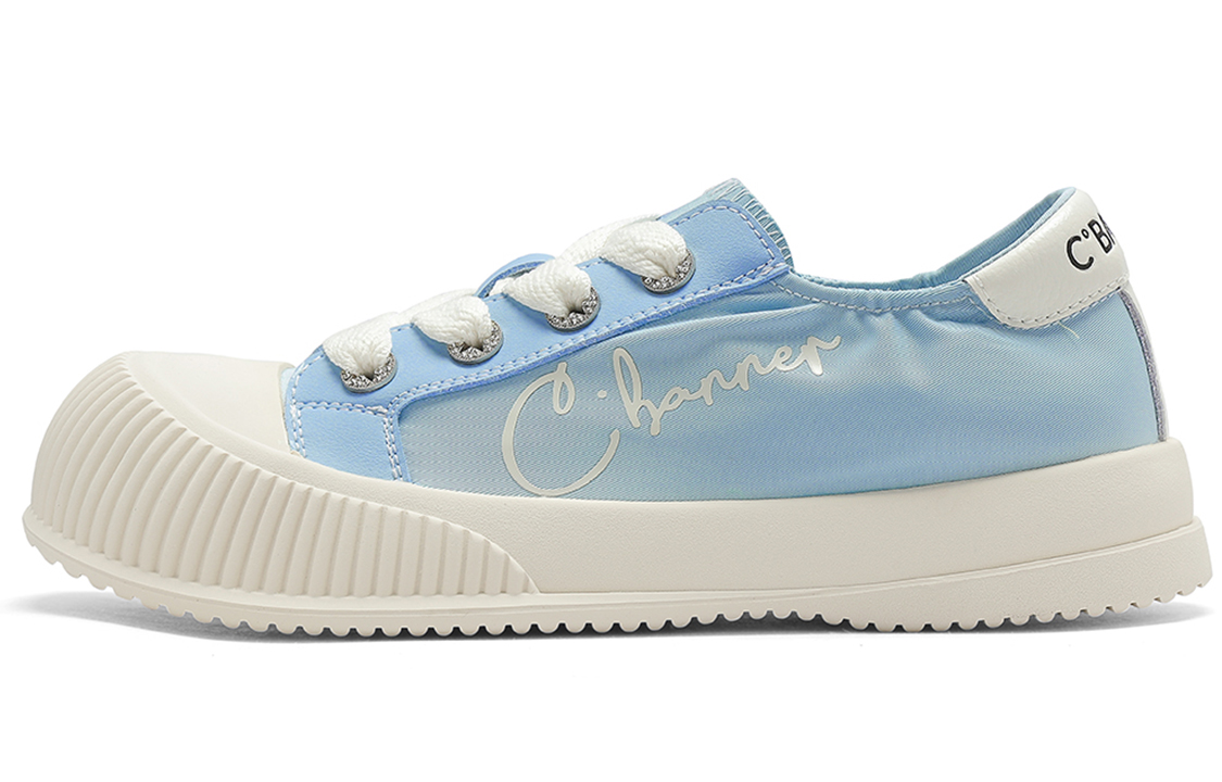 (Women) C°BANNER Fabric Low Top 'Blue Breathable' Q9333815D09
