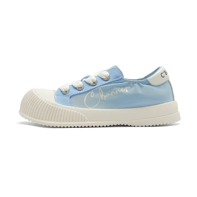(W) C°BANNER Fabric Low Top 'Blue Breathable'