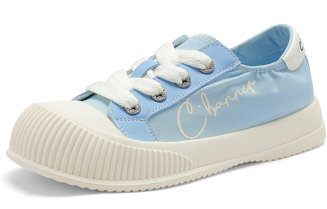 Order 千百度C°BANNER 紡織品 大頭透氣百搭 低幫 板鞋 女款 藍色