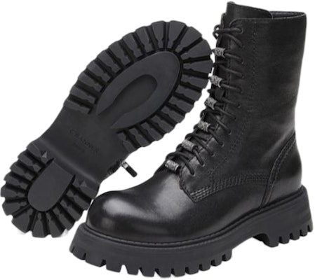 (Women) C°BANNER Fashion Mid-Calf Zip Martin Boots 'Black' A21564456B01 Purchase (Women) C°BANNER Fashion Mid-Calf Zip Martin Boots 'Black' A21564456B01