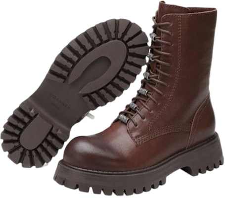 (Women) C°BANNER Fashion Mid-Calf Zip Martin Boots 'Brown' A21564456B05 Purchase (Women) C°BANNER Fashion Mid-Calf Zip Martin Boots 'Brown' A21564456B05