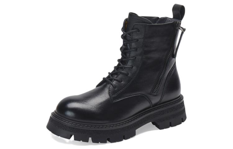 (W) C°BANNER Fashion Zipper Martin Boots 'Black' 圖 2