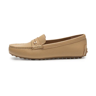 (W) C°BANNER Flat Lofers 'First Layer Cowhide Slip-On'